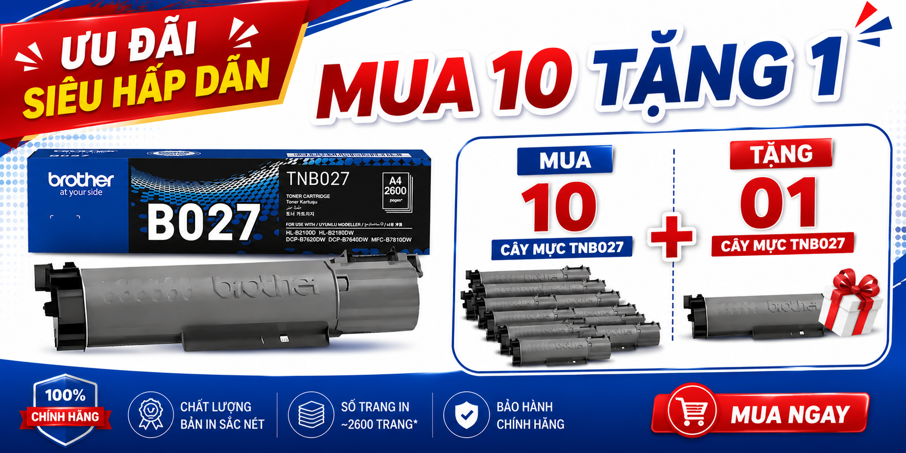 Mua 10 tặng 1
