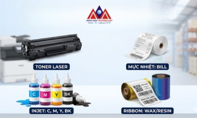 Các Loại Mực In Phổ Biến: Laser, Phun, Nhiệt, Chuyển Nhiệt 2026