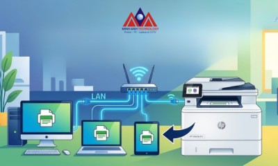 Cách Chia Sẻ Máy In HP Qua Mạng LAN Cho Nhiều Máy Tính