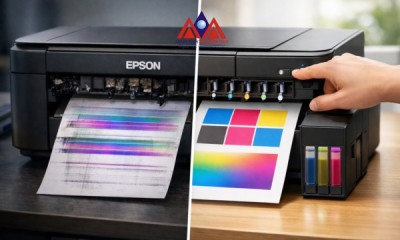Lỗi Máy In Epson Bị Sọc Màu: Cách Head Cleaning Và Xử Lý Tại Chỗ 2026