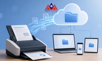 Scan to Cloud Là Gì: Cách Số Hóa Tài Liệu Thẳng Lên Đám Mây Bằng Máy In?