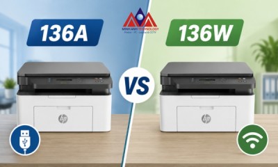 So Sánh Máy In HP 136A vs 136W: Có Nên Trả Thêm Tiền Để Có WiFi?