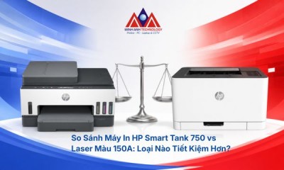 So Sánh Máy In HP Smart Tank 750 vs Laser Màu 150A: Loại Nào Tiết Kiệm Hơn?