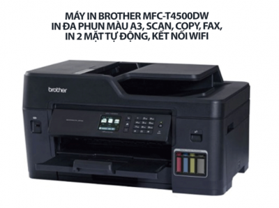 Những lưu ý quan trọng khi sử dụng máy in A3 Brother T4500DW