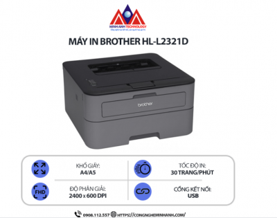 Top 5 máy in Brother đáng mua nhất 2025: 2321D, 2701DW, 7535DW, 2520D, T720DW