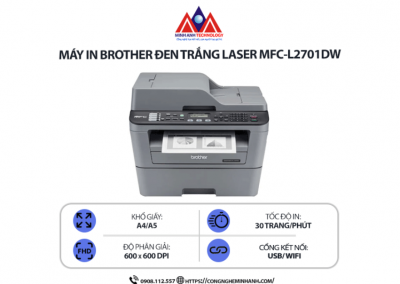 Hướng dẫn cài driver Brother 2701DW và khắc phục lỗi không in được