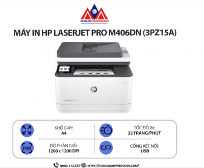 Mua máy in HP LaserJet Pro MFP 3103FDN – Đa năng 4 trong 1 cho văn phòng chuyên nghiệp