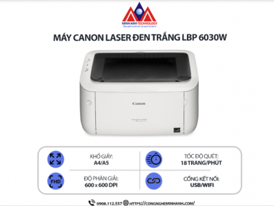 Máy in Canon imageCLASS LBP6030W – Giải pháp in ấn tiết kiệm cho gia đình