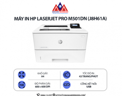 Mua máy in HP LaserJet Pro M501DN – Máy in tốc độ cao, bền bỉ, cho văn phòng cường độ in lớn