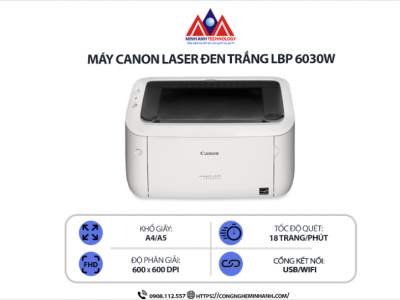 Hướng dẫn kết nối WiFi cho máy in Canon LBP 6030W đơn giản trong vài bước