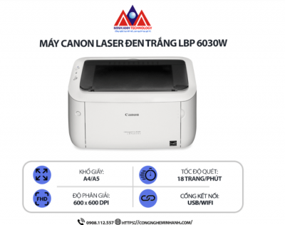 Review máy in laser Canon LBP 6030W WiFi – nhỏ gọn, tiết kiệm, best-seller 2025
