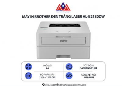 Mua máy in Brother HL-B2180DW tại Quận 1 – In nhanh, tiết kiệm, kết nối không dây tiện lợi