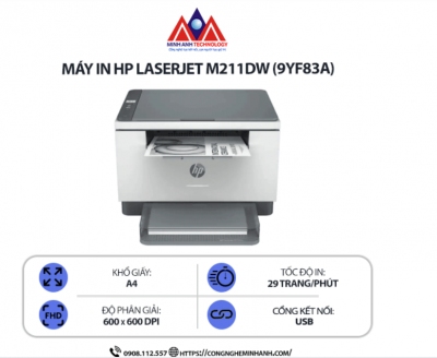 HP LaserJet M211D – Máy in laser đen trắng, nhỏ gọn, giá tốt tại các quận TP.HCM