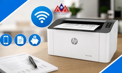 Đánh Giá HP Laser 108W (4ZB80A): Máy In Laser WiFi Phổ Thông Có Đáng Mua Không?