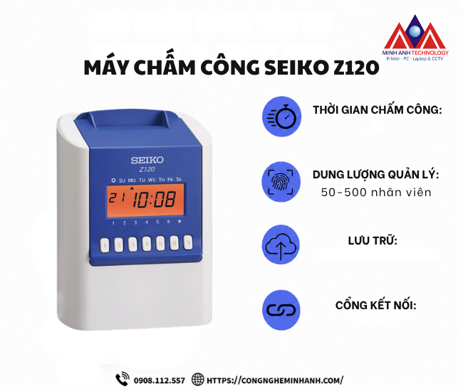 Máy chấm công SEIKO Z120