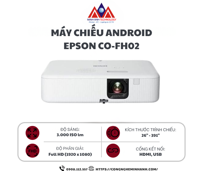 Máy chiếu Android Epson CO-FH02
