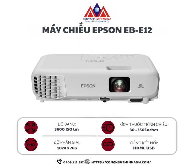 Máy chiếu Epson EB-E12