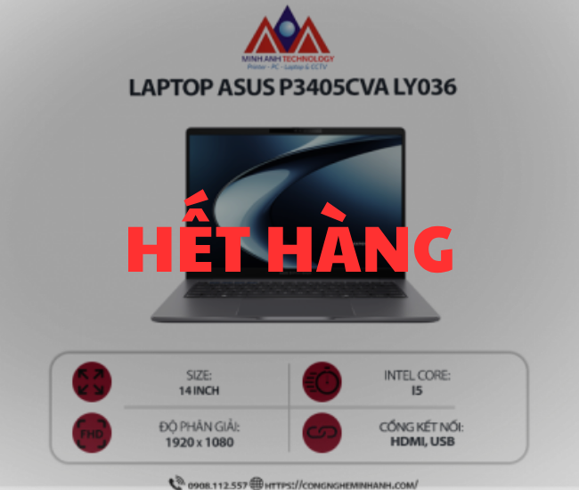Máy tính xách tay Asus P3405CVA-LY0363 (14