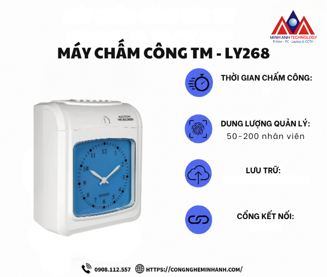 Máy chấm công TM - LY268