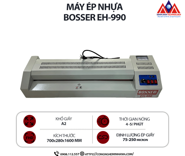 Máy ép nhựa BOSSER EH-990
