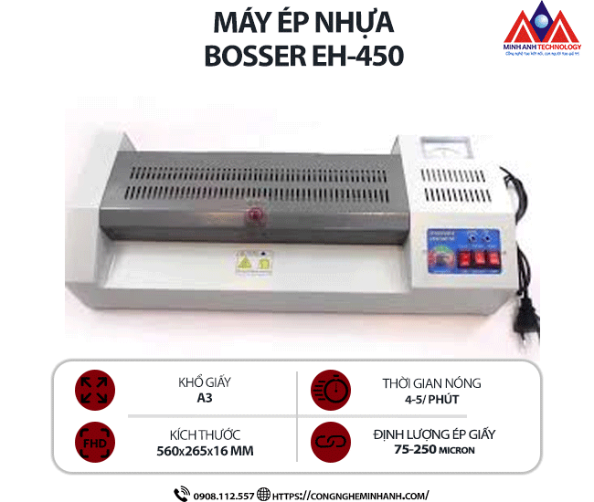Máy ép nhựa BOSSER EH-450