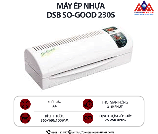 Máy ép nhựa DSB SO-GOOD 230S