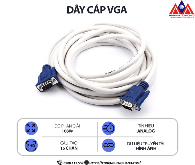 DÂY CÁP VGA 25M