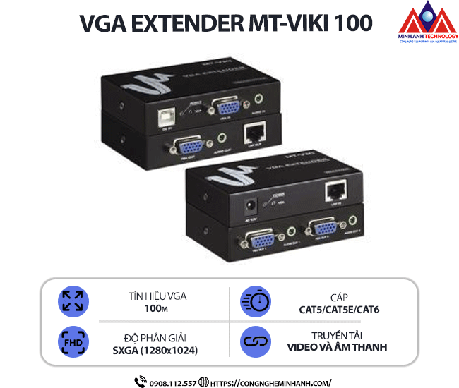 VGA EXTENDER MT-VIKI 100