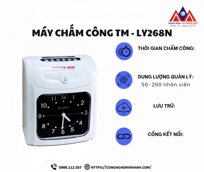 Máy chấm công TM - LY268N