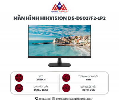 Màn hình Hikvision DS-D5027F2-1P2 (27 inch/FHD/IPS/100Hz) (BH 36TH)