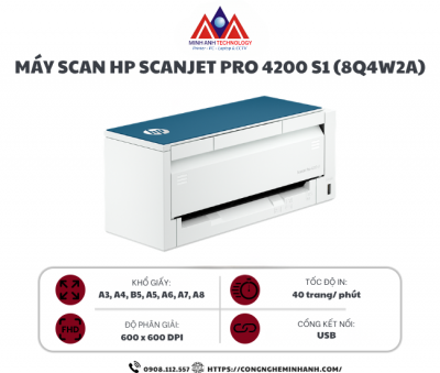 Máy Scan HP ScanJet Pro 4200 s1 (8Q4W2A)