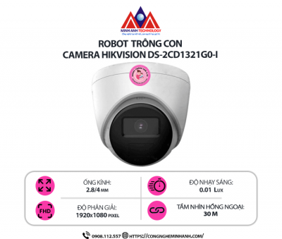 Camera Hikvision DS-2CD1321G0-I - Camera IP 2MP Hồng Ngoại, Giá Tốt, Chính Hãng