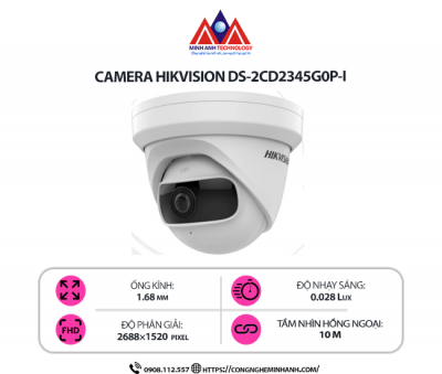 Camera Hikvision DS-2CD2345G0P-I - Giải Pháp An Ninh Sắc Nét, Góc Rộng, Tầm Nhìn Ban Đêm Tuyệt Vời