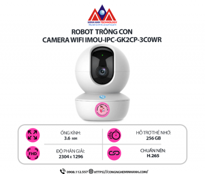 Camera Wifi IMOU IPC-GK2CP-3C0WR – Hỗ Trợ Đàm Thoại 2 Chiều, Cảnh Báo Thông Minh, Theo Dõi Chuyển Động