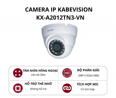 Camera Dome 2.0MP KBVision KX-A2012TN3-VN