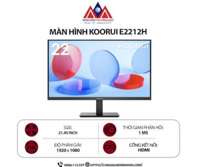 Màn hình Koorui E2212H 22 inch FHD 120Hz 1ms