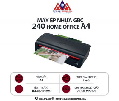 Máy ép nhựa GBC 240 Home Office A4