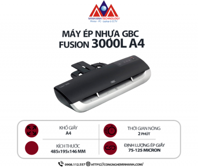 Máy ép nhựa GBC Fusion 3000L (A4)