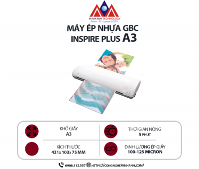 Máy ép nhựa GBC INSPIRE PLUS A3