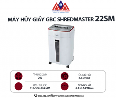 Máy hủy giấy GBC SHREDMASTER 22SM