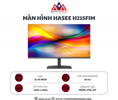 Màn hình HASEE H215FIM (21.45 inch/ FHD/ VA/ 75Hz/ Black)