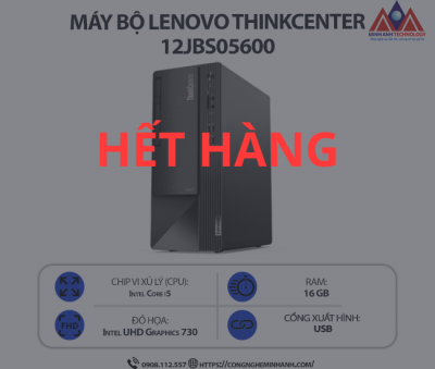 Máy bộ Lenovo ThinkCentre neo 50t Gen 4 12JBS05600 (i5 13400/ Ram 16GB/ SSD 512GB/ 1Y)