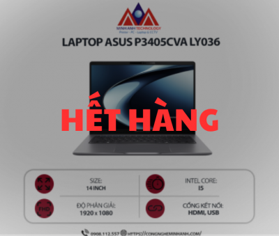 Máy tính xách tay Asus P3405CVA-LY0363 (14