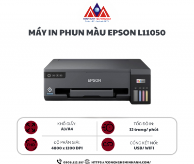 Máy in phun màu Epson L11050 (A3/A4/ USB/ WIFI)