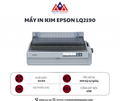 Máy in kim Epson LQ2190 (A3/A4)
