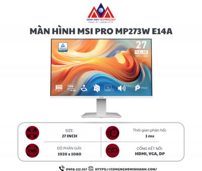 Màn hình MSI PRO MP273W E14A (27