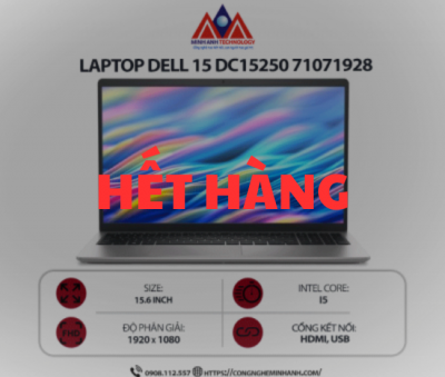 Laptop Dell 15 DC15250 71071928 (i5-1334U/ Ram 16GB/ SSD 512GB/ Windows 11 Home/ 1Y/ Bạc)