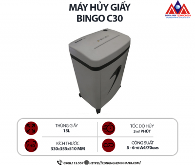 Máy hủy giấy BINGO C30