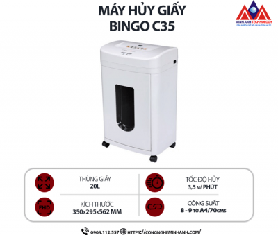 Máy hủy giấy BINGO C35