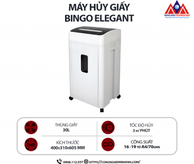 Máy hủy giấy BINGO ELEGANT